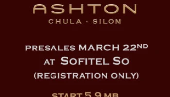 "แอชตัน จุฬา-สีลม" คอนโดใจกลางย่าน CBD ใกล้ MRT สถานีสามย่านเพียง 180 เมตร
