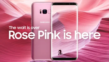 Samsung Galaxy S8+ สีใหม่ Rose Pink ซื้อวันนี้ รับฟรี! Wireless Charger ราคา 2,090.-