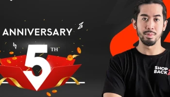 ShopBack ฉลองครบรอบ 5 ปี เผยส่งมอบ Cash back คนไทยไปแล้วกว่า 600 ล้านบาท พร้อมรีเฟรชแบรนด์ใหม่ มอบของขวัญด้วย Cash back สูงสุดถึง 90%