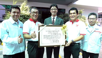 นิสสัน ประเทศไทยแสดงความยินดีกับ เอส เอ็น เอ็น ได้รับรางวัล Good Factory Award