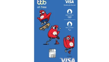 บัตรเดบิตวีซ่า ttb all free Olympic Games Paris 2024