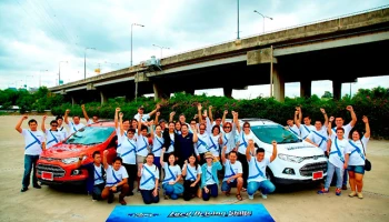 ฟอร์ด ร่วมกับ จส. 100 จัดโครงการฝึกอบรม "ฉลาดขับ ประหยัด ปลอดภัย"