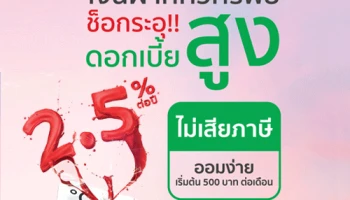 บัญชีเงินฝากทวีทรัพย์ ช็อกระอุ!! ดอกเบี้ยสูง ไม่เสียภาษี ออมง่ายเริ่มต้น 500 บาทต่อเดือน