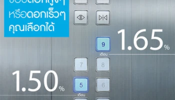เงินฝากประจำพิเศษ เลือกได้ ทั้งระยะฝาก ทั้งดอกเบี้ย สูงสุด 1.65% ต่อปี จาก ธ.กรุงไทย
