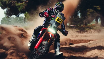 Honda CRF450 RALLY ตะลุยฝ่าทางโหด โทซ่า ซาเรียน่า นำทัพนักบิดคว้าผลงานหัวแถว ศึกแรลลี่-เรดสนาม 2 สเตจแรก ที่โปรตุเกส