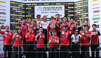 ทัพนักบิด Honda Racing Thailand พาเหรดขึ้นโพเดียมโฮมเรซได้ทั้ง 2 เรซ ใน ARRC 2026 สนาม 2 ที่บุรีรัมย์