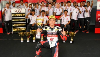 Honda ฉลองแชมป์ MSBK 2024 โดย ชิพ-นครินทร์ ระเบิดฟอร์มเหมาชัย 6 เรซติด คว้าแชมป์ MSBK1000 ด้าน มิกซ์-ธนัช เบิ้ลโพเดียมผงาดรองแชมป์ MSBK600