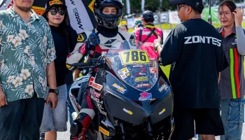 ZONTES 368K นำม้วนเดียวจบและคว้าแชมป์ Scooter 400cc Open ใน SuperbikeMag. com Trackday & Trophy