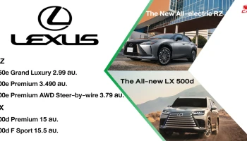 Lexus เปิดตัว The New All-electric  RZ และ The All-new LX 500d พร้อมทัพยนตรกรรมหลากหลายรุ่นที่บูธในงาน Motor Expo 2025