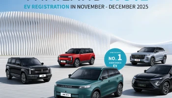 OMODA & JAECOO ก้าวขึ้นสู่ผู้นำตลาดยานยนต์ไฟฟ้าในประเทศไทย คว้าอันดับ 1 แบรนด์รถไฟฟ้าที่มียอดจดทะเบียนสูงสุดในช่วง 2 เดือนสุดท้ายของปี 2568