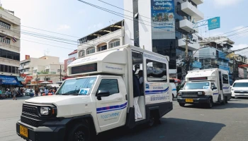 Toyota เปิดตัวรถสองแถวรูปแบบใหม่ ยกระดับการเดินทางสาธารณะอัจฉริยะในจังหวัดสมุทรปราการ