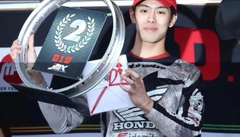 Honda Racing Thailand สร้างประวัติศาสตร์โดย นีโม่-จิรัฎฐ์ คว้าโพเดียมแรกให้วงการมอเตอร์สปอร์ตไทยในศึก All Japan Motocross Championship สนามที่ 6