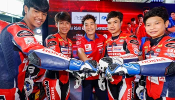 Honda Racing Thailand จัดทัพนักบิด CBR Series ล่าแชมป์ครบ 3 รุ่นหลัก พร้อมดันดาวรุ่งบิดโฮมเรซ ศึก เอเชีย โร้ดเรซซิ่ง
