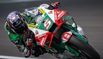 Honda ฟอร์มแรงต่อเนื่อง ซาร์โก คว้าโพเดียมอันดับ 2 จาก บริติช กรังด์ปรีซ์ ขณะที่ ก้อง-สมเกียรติ ฮึดสู้จบเรซ