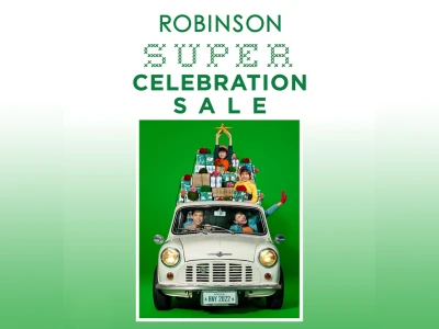 ROBINSON SUPER CELEBRATION SALE. รับเครดิตเงินคืนสูงสุด 3,600 บาท และใช้คะแนนสะสมแลกรับเครดิตเงินคืนเพิ่ม 12%