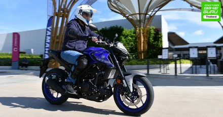 รีวิว ลองขี่ Yamaha MT-03 ไมเนอร์เชนจ์ ปรับเยอะ ท่านั่งสบายสไตล์ MT