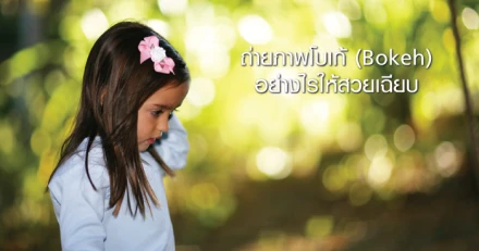 ถ่ายภาพโบเก้ (Bokeh) อย่างไรให้สวยเฉียบ