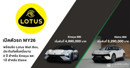 Lotus เปิดตัว Emeya 600 และ Eletre 600 MY26 ในงาน A New Era 600 มอบประสบการณ์ลักชัวรี่เหนือระดับผ่าน 5 Senses Experience