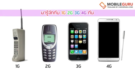 มารู้จักกับ 1G 2G 3G 4G กันเถอะ