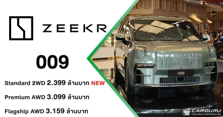 ZEEKR 009 Standard 2WD รุ่นย่อยใหม่ ที่จะมาเสริมทัพ Luxury EV MPV ในราคา 2.399 ล้านบาท พร้อมแคมเปญ Your Exclusivity is Here