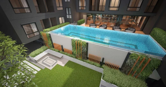 รูปภาพ ไฮ ซีคอน สเตชั่น คอนโด (HI Seacon Station Condo)