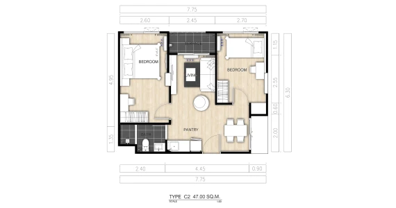 รูปภาพ เย็นสบายดี คอนโด ลาดพร้าว 101 (Yensabaidee Condo Ladprao 101)