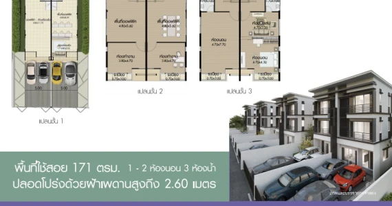 รูปภาพ ตรีวิทย์ ทาวน์โฮม (Treewit Townhome)