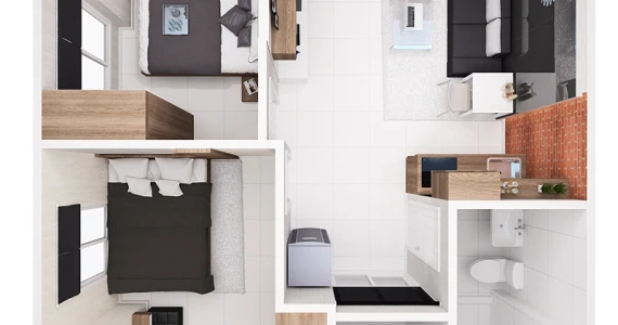 รูปภาพ ดิ ยูไนท คอนโด ลำลูกกา-คูคต (The Unite Condo Lumlukka-Kukot)