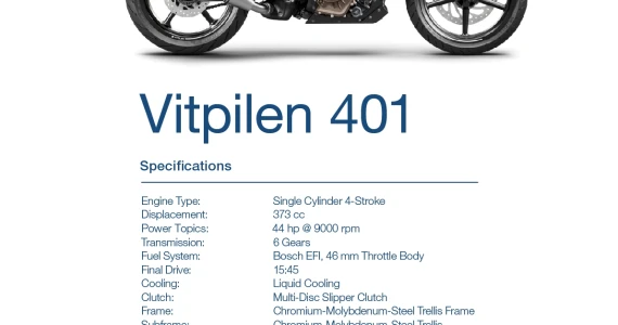 รูปภาพ ฮุสวาน่า Husqvarna Naked Vitpilen 401 ปี 2021