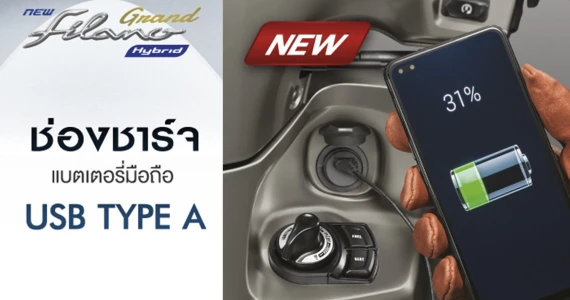 รูปภาพ ยามาฮ่า Yamaha Grand Filano Hybrid ปี 2025