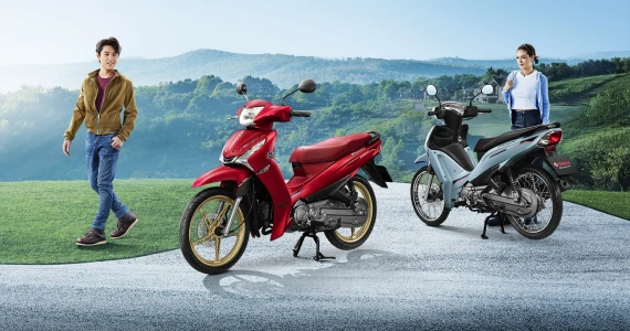 รูปภาพ ยามาฮ่า Yamaha FINN ล้อซี่ลวด สตาร์ทมือ ดรัมเบรก ปี 2023