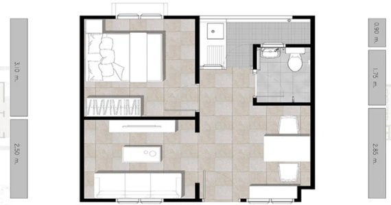 รูปภาพ คอนโดเอื้ออาทรสงขลา หาดใหญ่-ลพบุรีราเมศวร์