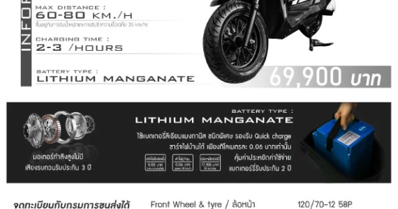 รูปภาพ โทมัส อีวี Thomas DIRMOND 2000W ปี 2022