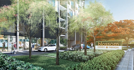 รูปภาพ บลอสซั่ม คอนโด แอท แฟชั่น (Blossom Condo@fashion)