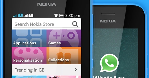 รูปภาพ โนเกีย Nokia Asha 230 DUAL SIM