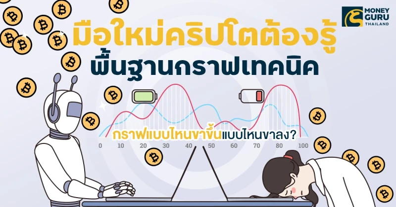 มือใหม่คริปโตต้องรู้ พื้นฐานกราฟเทคนิค กราฟแบบไหนขาขึ้น แบบไหนขาลง?