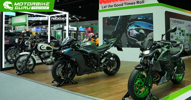 คาวาซากิ ขนทัพรถรุ่นใหม่พร้อมรุ่นพิเศษโชว์พร้อมเปิดจองใน Motor Expo 2024