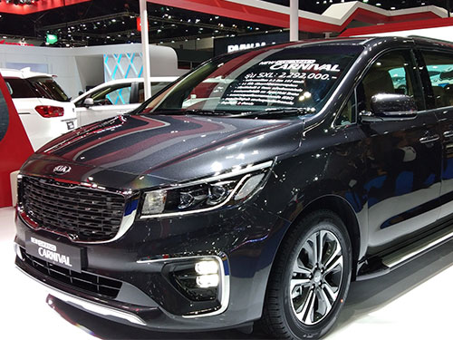 KIA Grand Carnival Minor change เปิดตัวในงาน Motor Show 2018