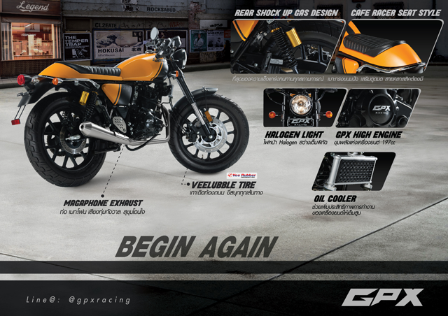 รูปภาพ จีพีเอ็กซ์ GPX Legend 200 MY 2019 ปี 2019