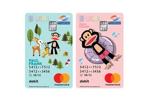 รูปภาพ บัตรยูโอบี เดบิต PAUL FRANK-ธนาคารยูโอบี (UOB)