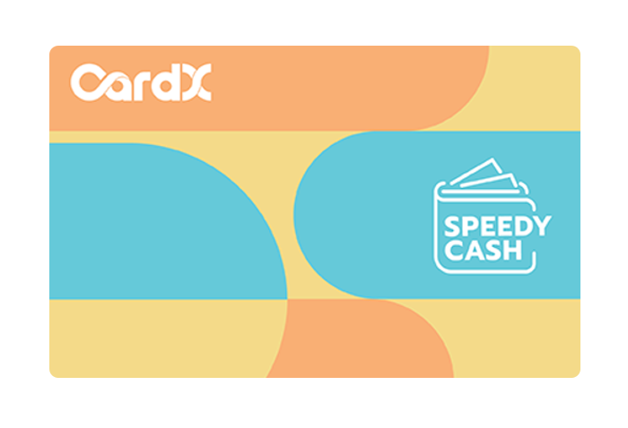 บัตรกดเงินสด CardX SPEEDY CASH